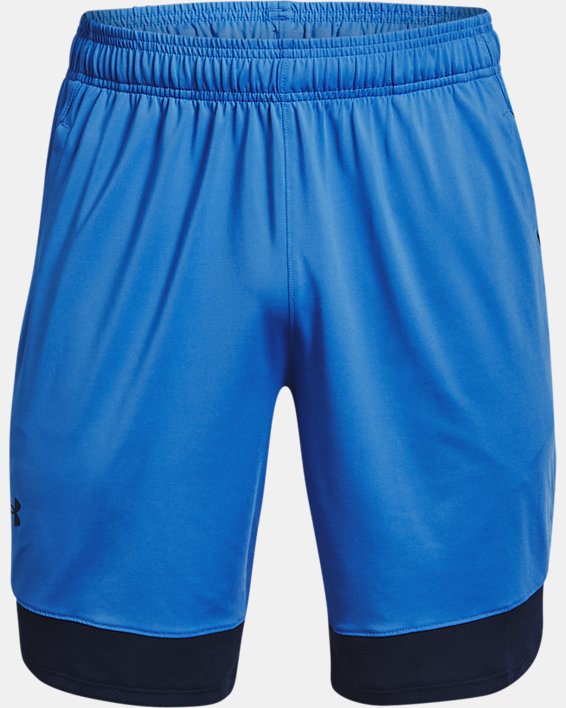 Men's UA Train Stretch Wordmark Shorts, Blue, pdpMainDesktop image number 5